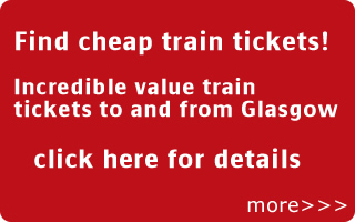find cheap train tickets to Glasgow
